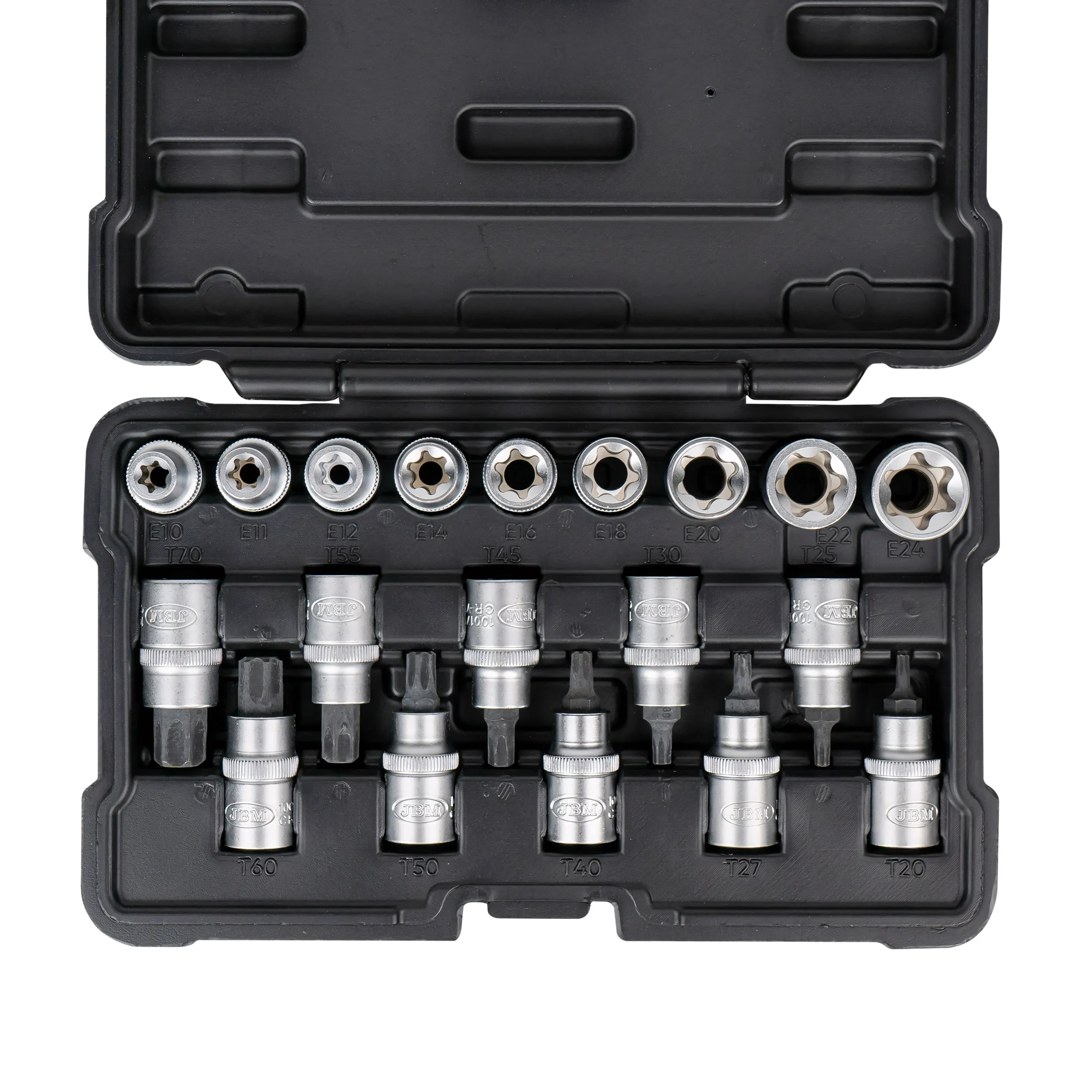 Set de 19 vasos y puntas TORX de 1/2" JBM 54266 - Imagen 3