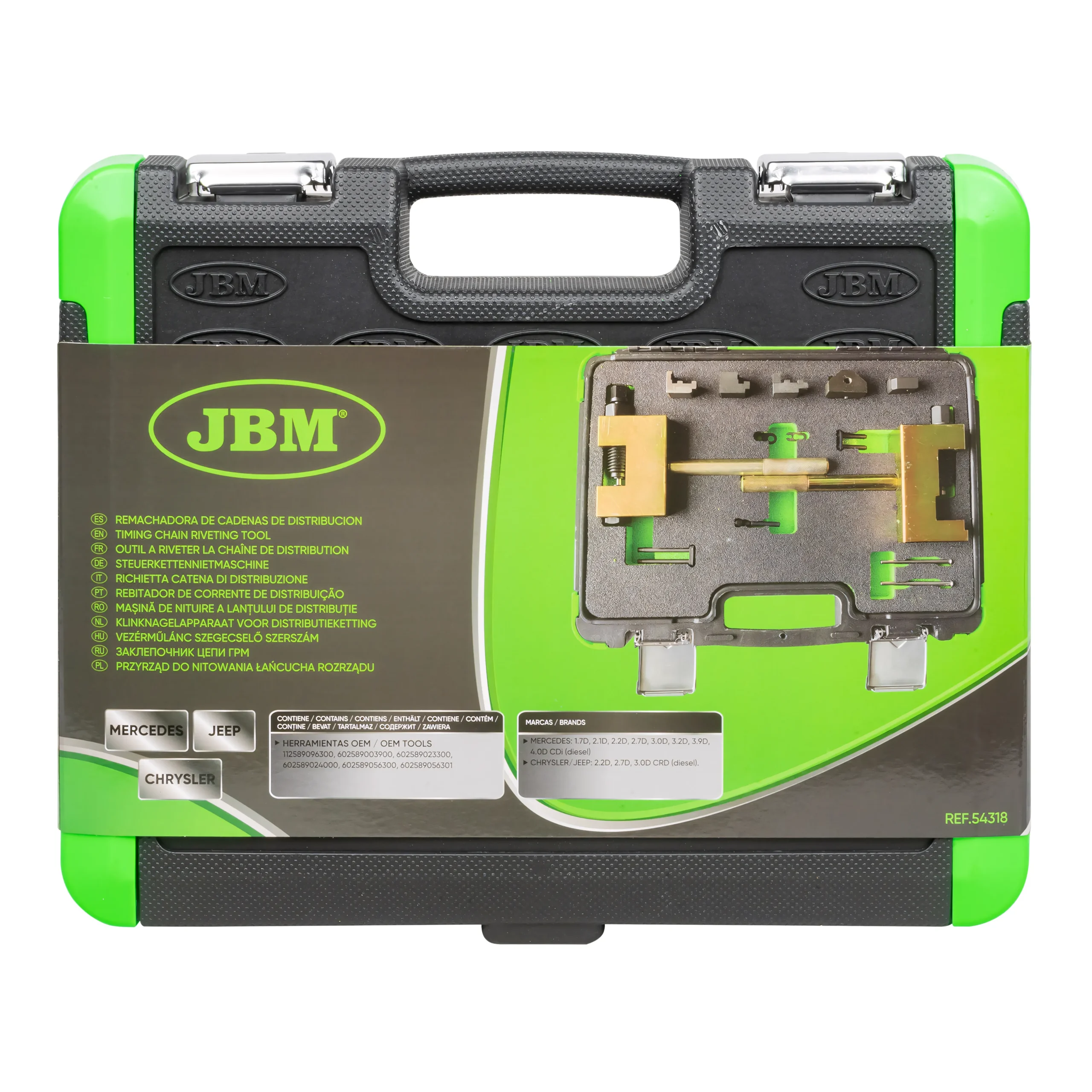 Remachadora de cadenas de distribución JBM 54318 - Imagen 3
