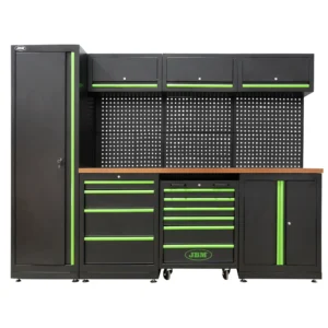 Alternative view of Conjunto de muebles modulares (18 pcs) + set de 4 módulos EVA carbono JBM SERIE446