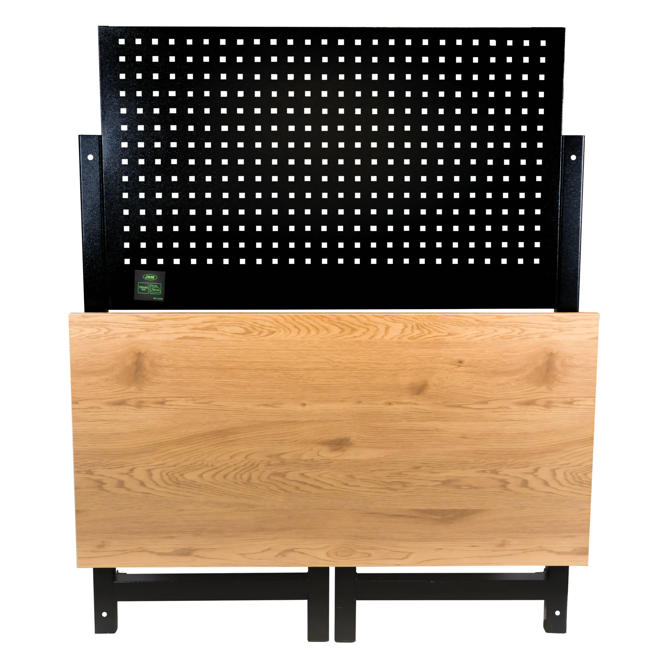 Mesa de trabajo plegable con panel frontal JBM 54328 - Imagen 3