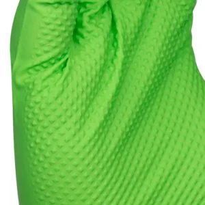 Guantes verdes desechables de nitrilo t:l 7,0mil (100 uds.) textura diamante JBM 54370 - Imagen 3