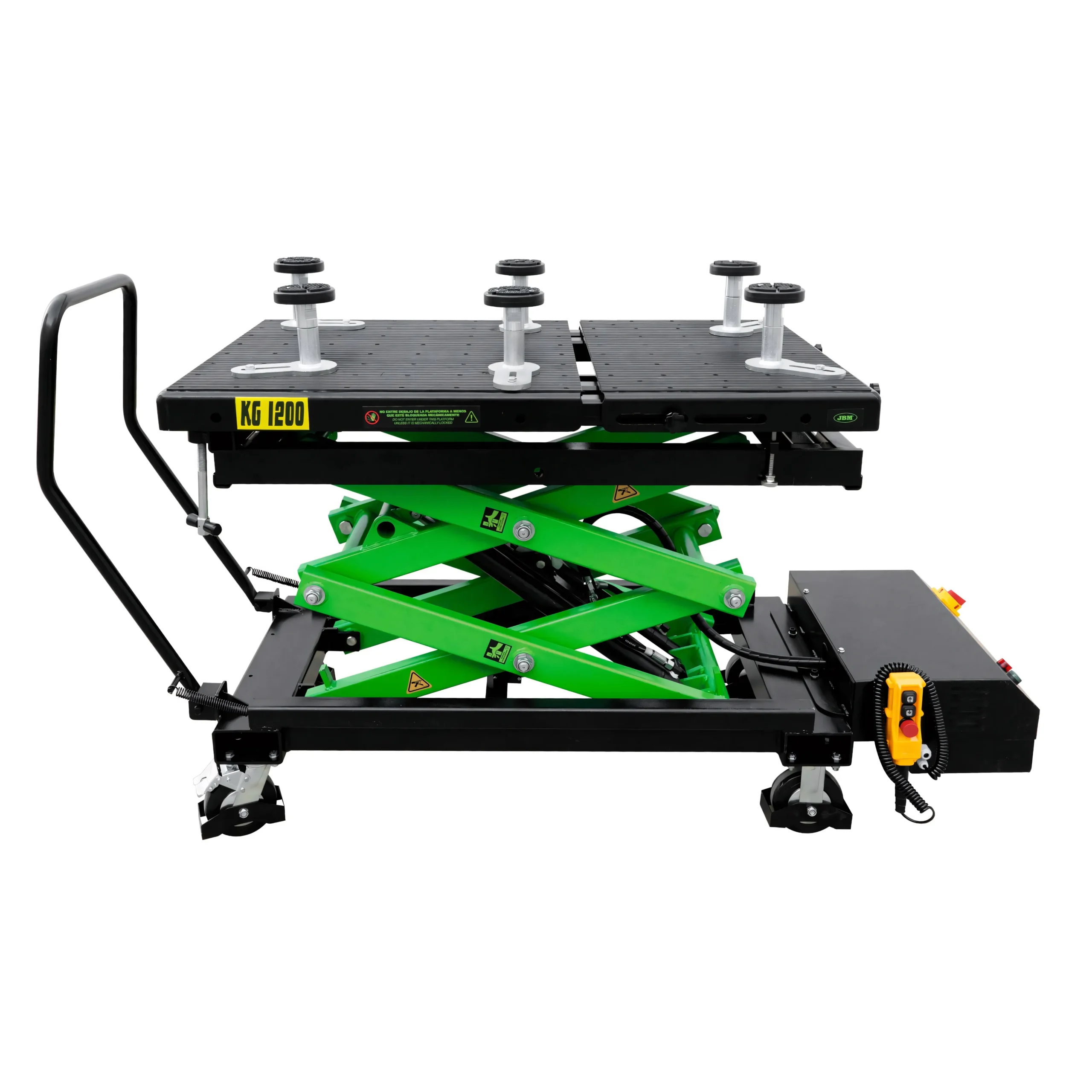 Mesa hidráulica para baterías de vehículos eléctricos 1200kg JBM 54386 - Imagen 2