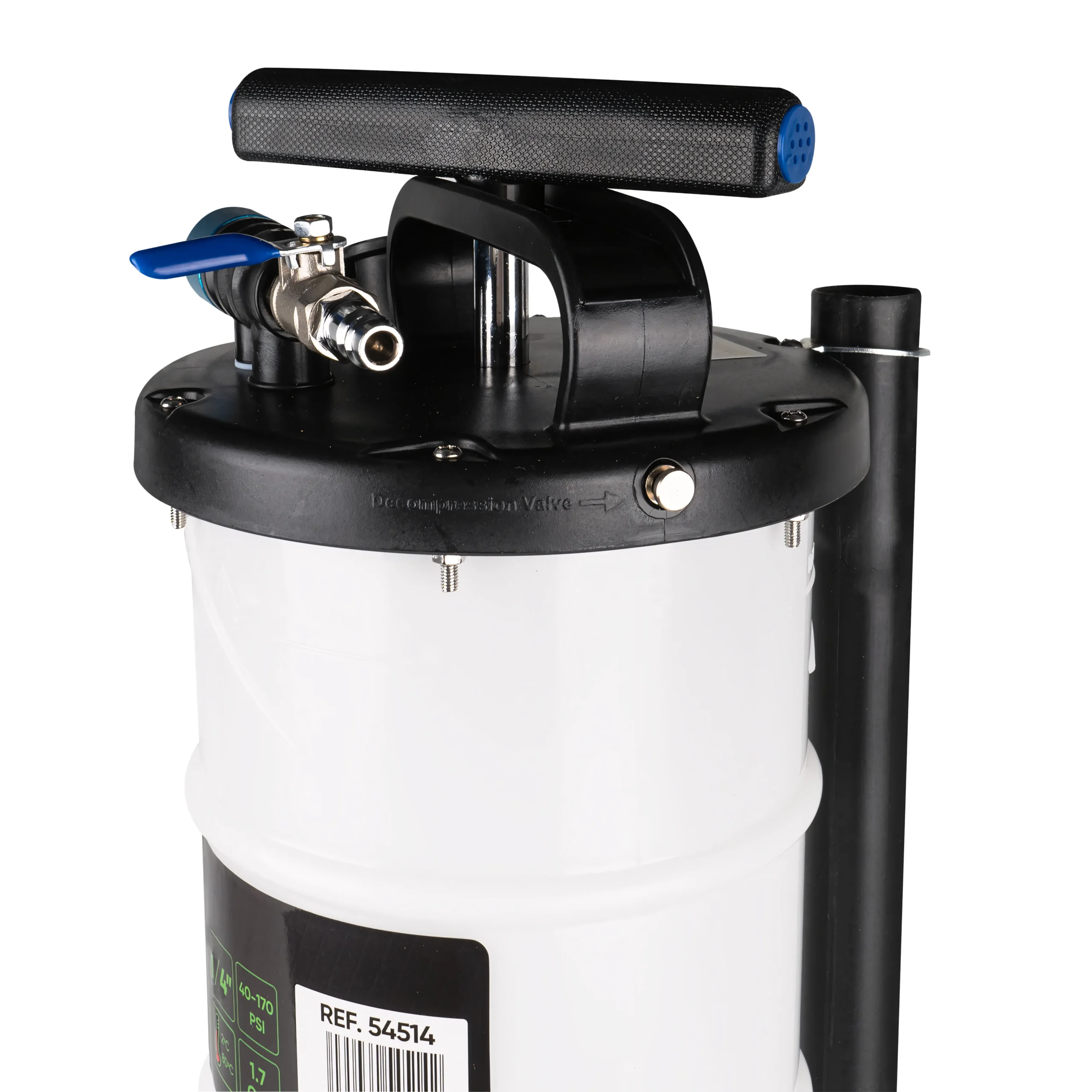 Bomba neumática/manual para sangrado de aceite 6.5l JBM 54514 - Imagen 3