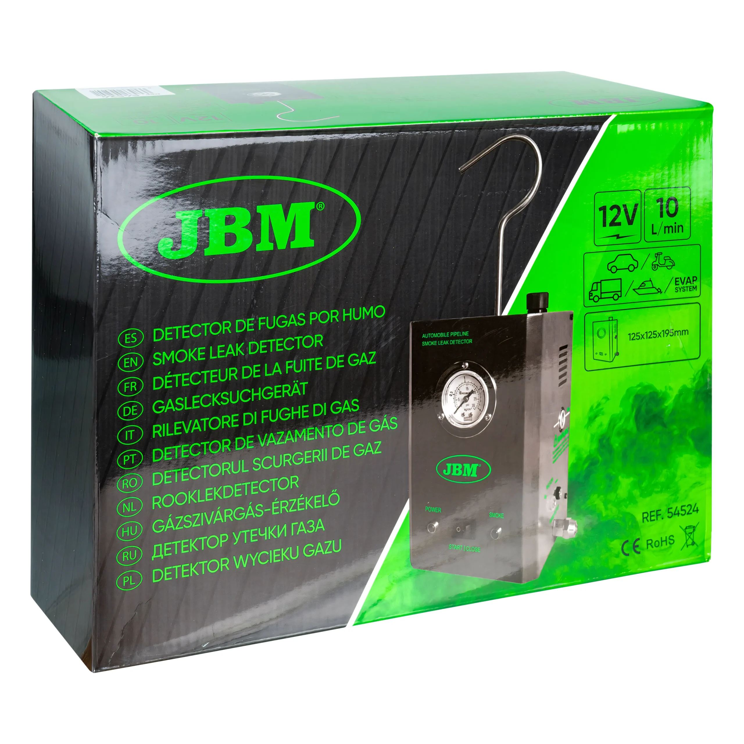 Detector de fugas por humo 8l/min JBM 54524 - Imagen 6