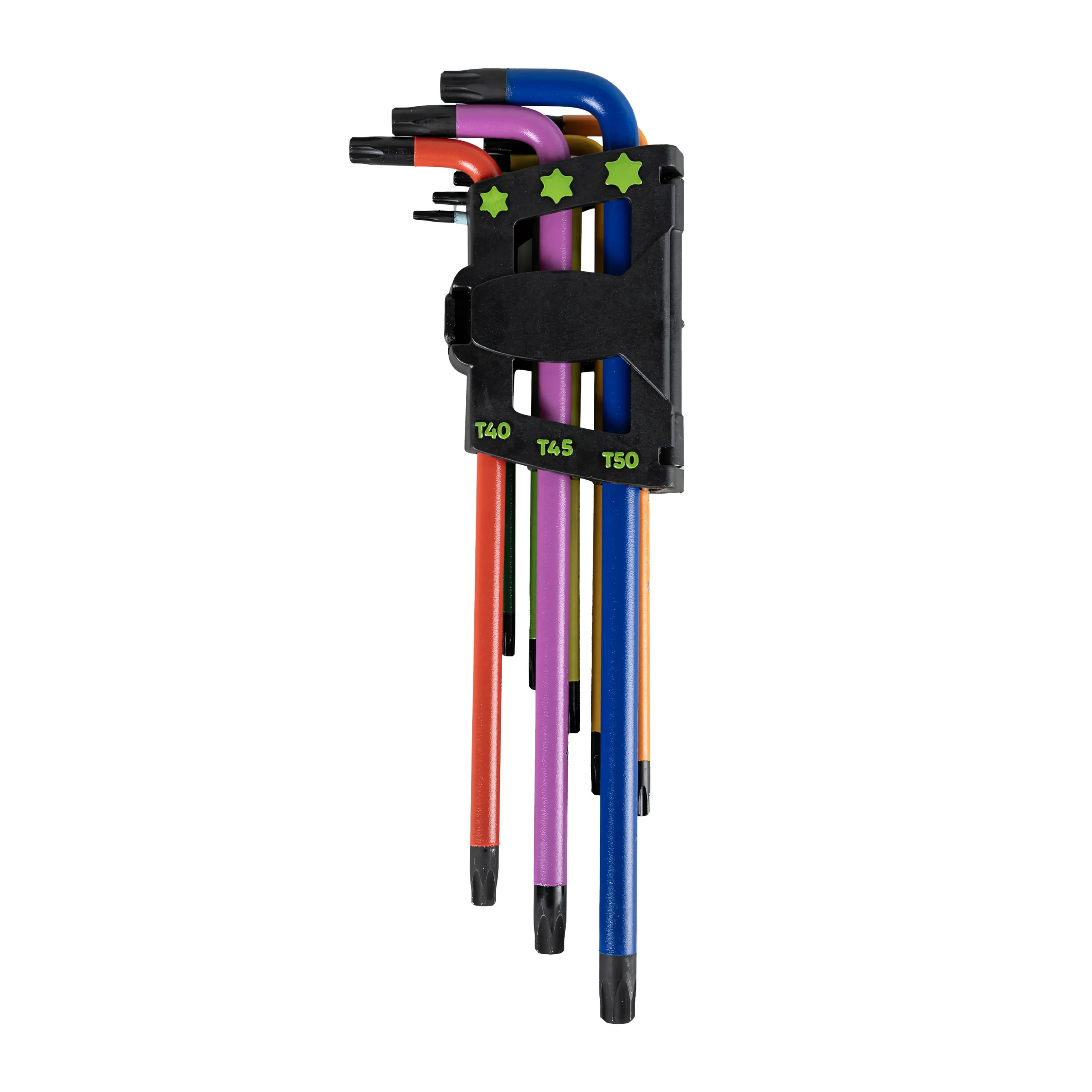 Set de 9 llaves TORX de colores extralargas JBM 54532 - Imagen 2