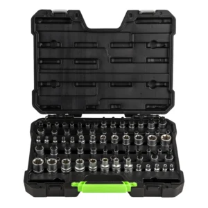 Maletín de vasos y puntas TORX / TORX plus de 77 piezas JBM 54539