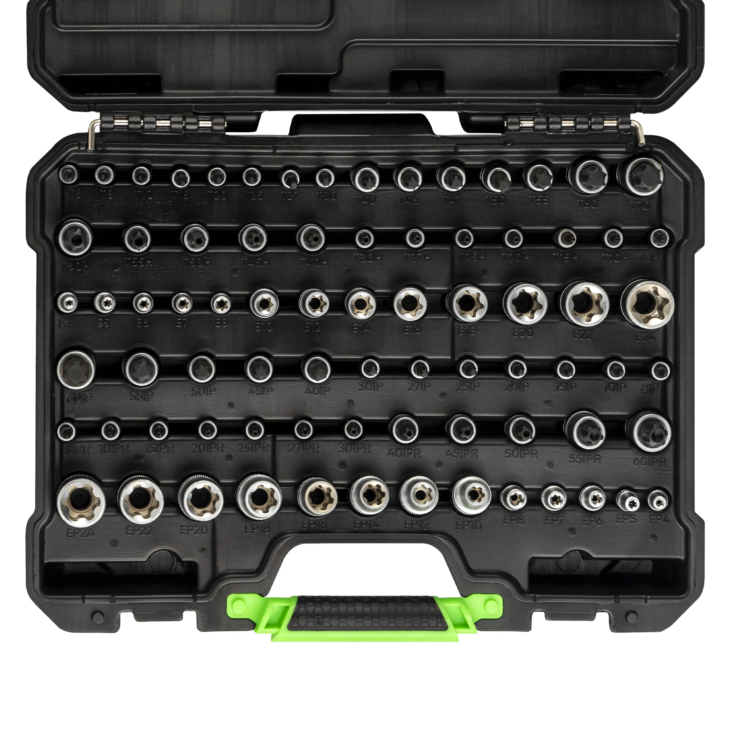 Maletín de vasos y puntas TORX / TORX plus de 77 piezas JBM 54539 - Imagen 3