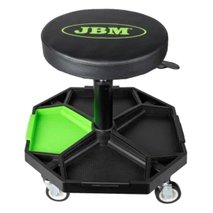 Taburete neumático con bandejas extraíbles JBM 54583