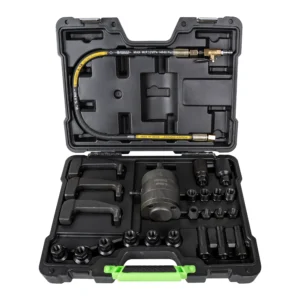 Extractor de inyectores neumático con adaptadores y garras de extracción JBM 54587