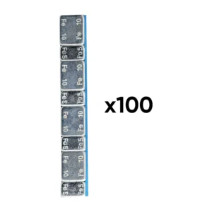 Caja de 100 contrapesas adhesivas de hierro 60gr 4x10gr 4x5gr JBM 54655