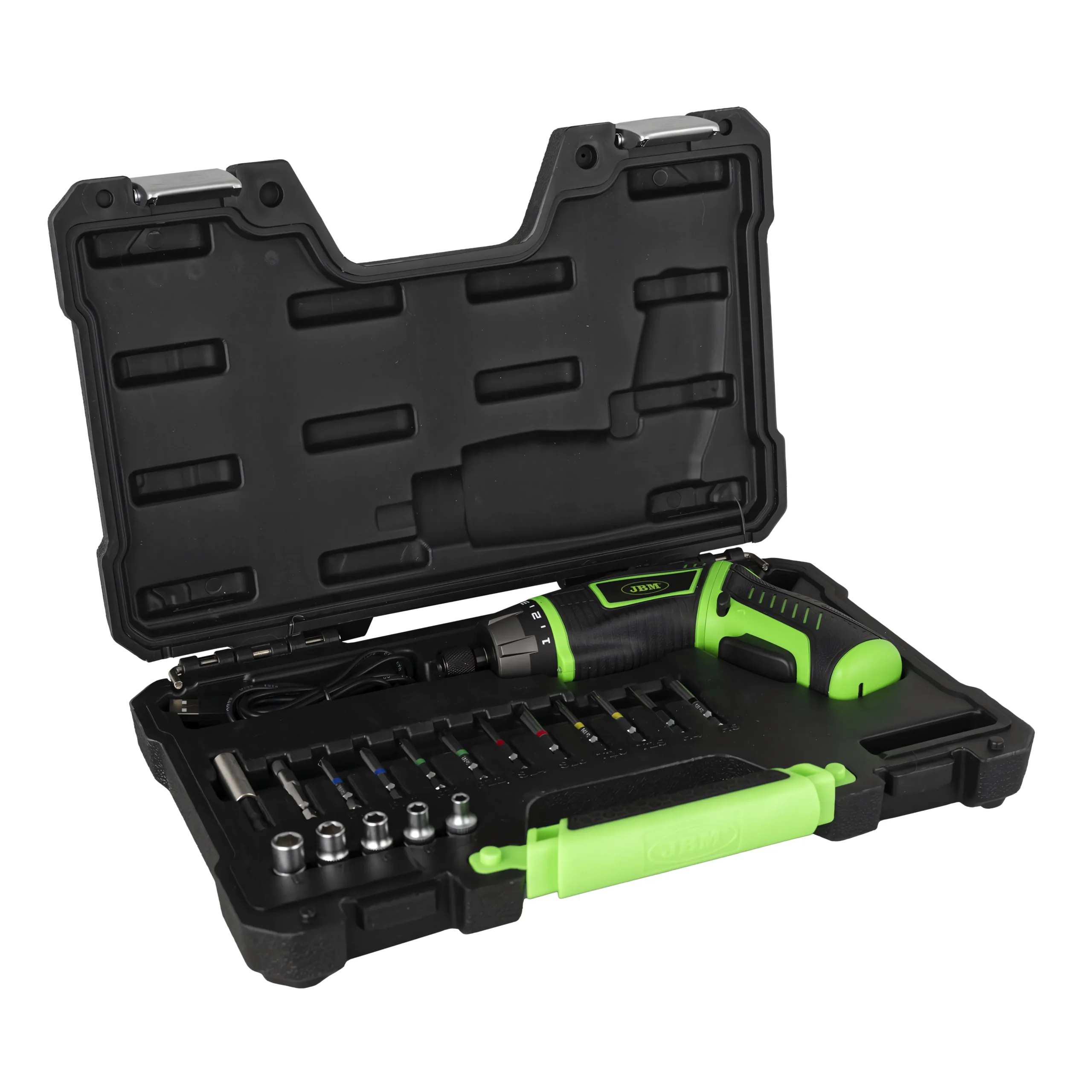Set de atornillador a batería y puntas JBM 54683 - Imagen 2