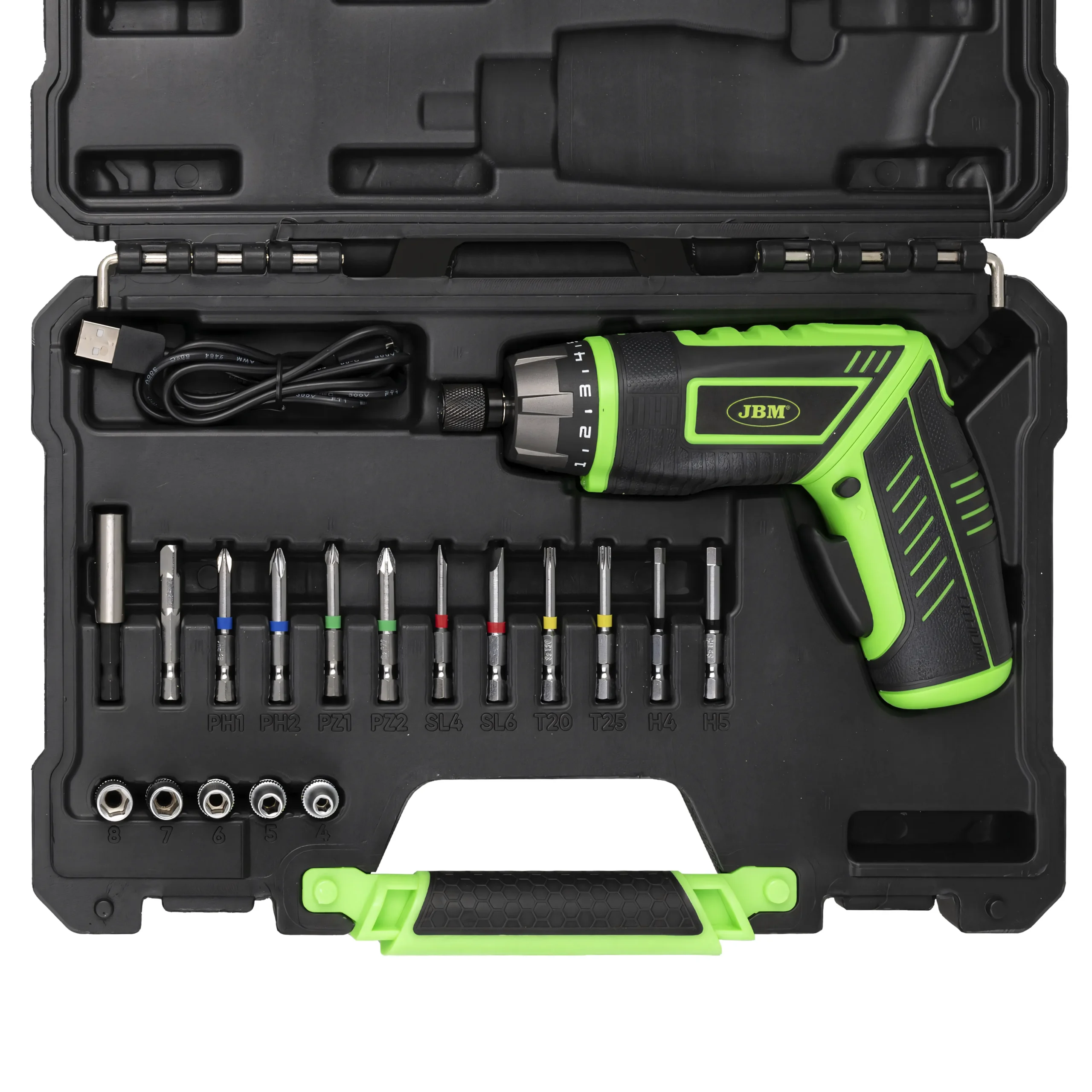 Set de atornillador a batería y puntas JBM 54683 - Imagen 3