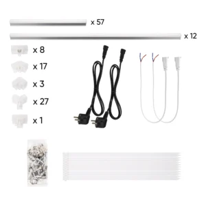 Set de luces LED hexagonales para techo JBM 54805 - Imagen 5