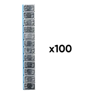 Caja de 100 contrapesas adhesivas de hierro - 60gr. (12x5g) JBM 54844