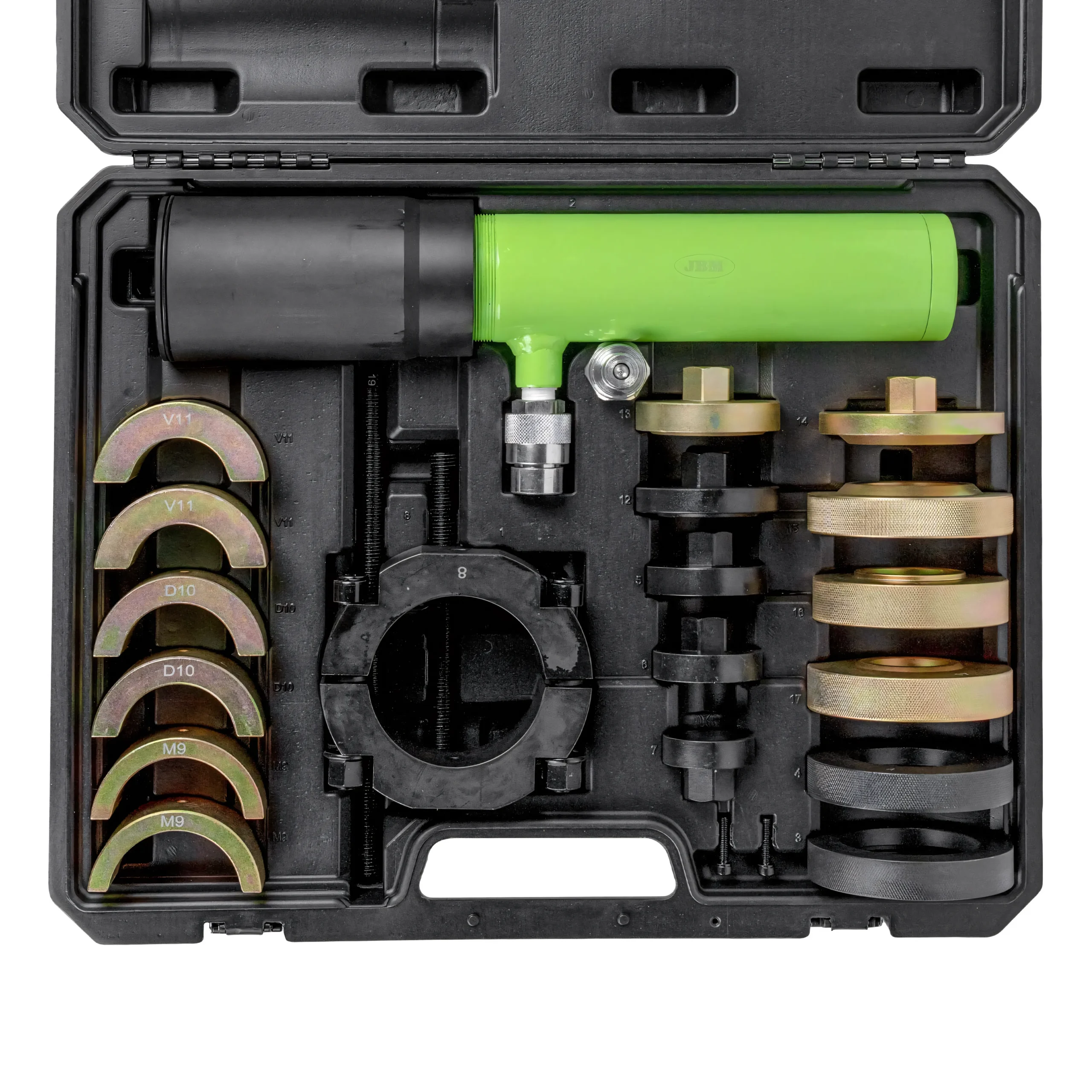 Juego extractor/instalador de silent blocks ranurados JBM 54897 - Imagen 3