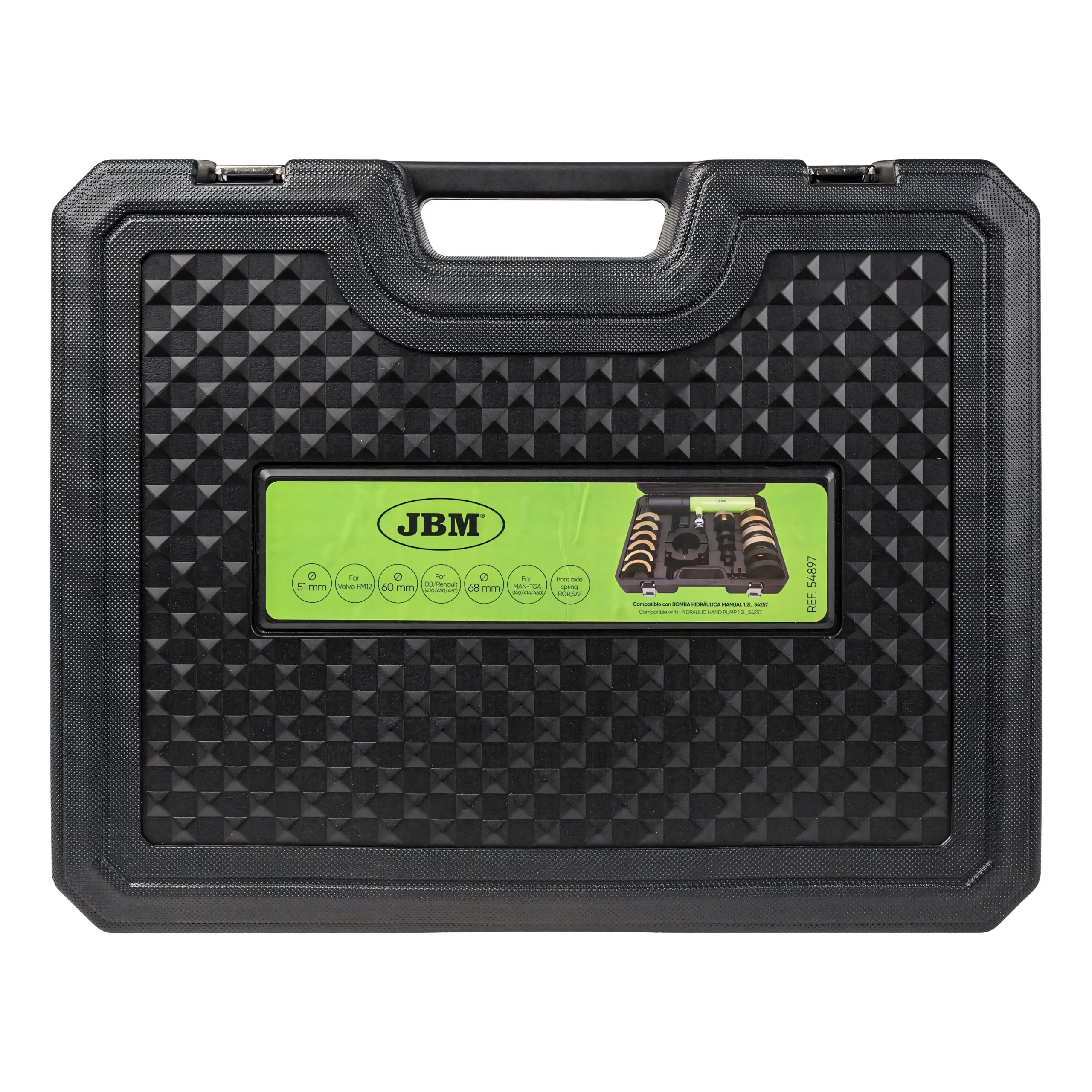 Juego extractor/instalador de silent blocks ranurados JBM 54897 - Imagen 4
