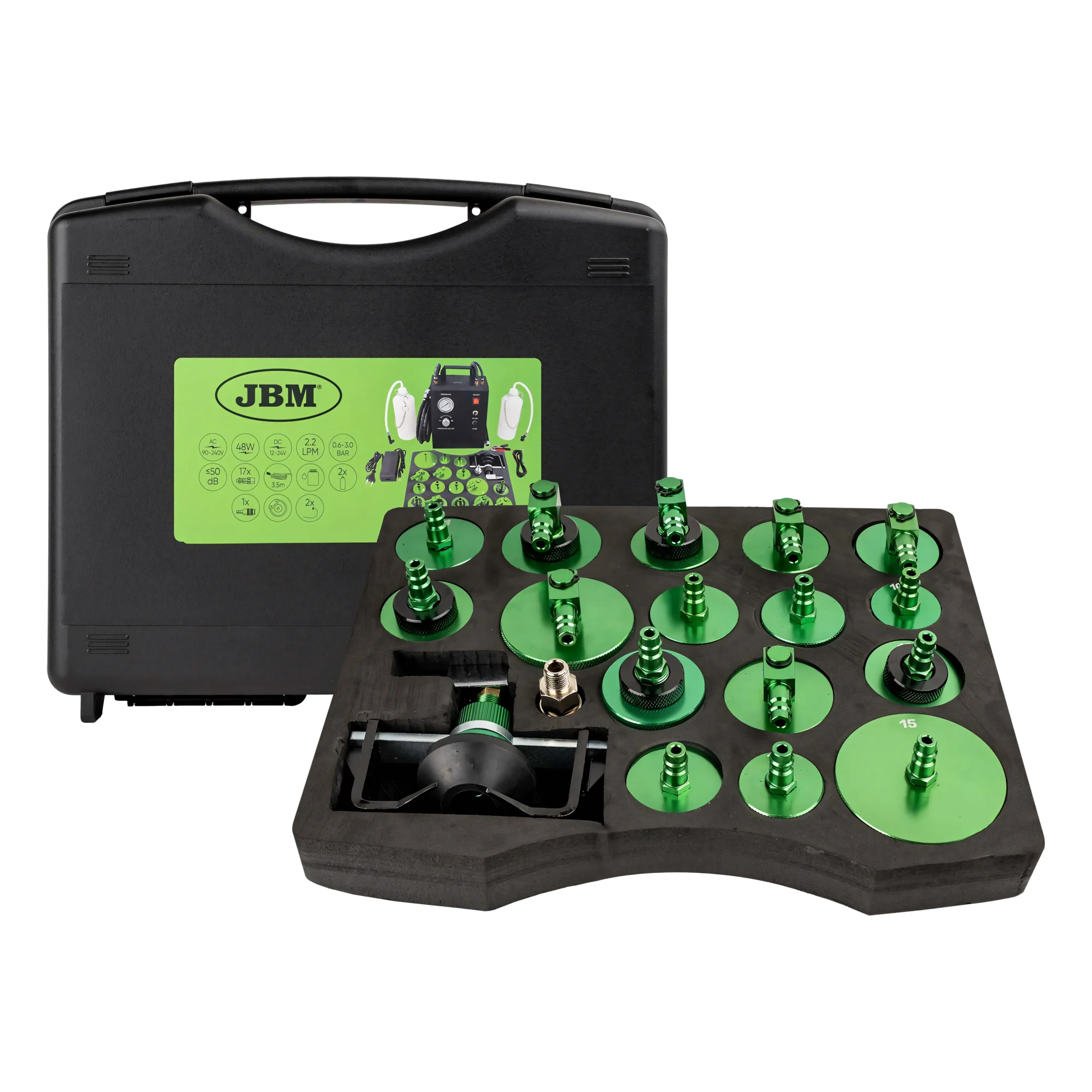 Set de adaptadores para sangradores de frenos JBM 54903 - Imagen 4