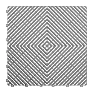 Baldosa gris perforada de pp para suelo JBM 54907