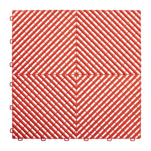 Baldosa roja perforada de pp para suelo JBM 54909