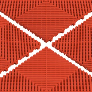 Baldosa roja perforada de pp para suelo JBM 54909 - Imagen 3