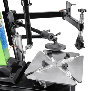 Desmontadora de neumáticos con torre basculante automática y brazo auxiliar 220v JBM 54964 - Imagen 4