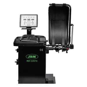 Alternative view of Equilibradora de ruedas digital con pedal de freno y laser JBM 54970