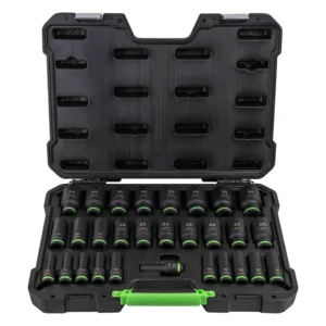Set de 29 vasos de impacto largos hexagonales 1/2" JBM 55005