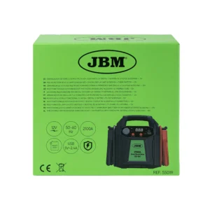 Arrancador de vehículos multifunción con pantalla digital y batería de litio de 16.000mah – 12v JBM 55019 - Imagen 6