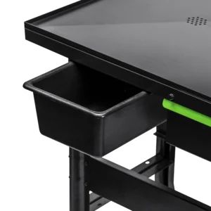 Mesa de trabajo móvil con sistema de drenaje, depósito y cajón portaherramientas JBM 55097 - Imagen 4