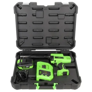 Pistola de silicona a batería con maletín JBM 60032C