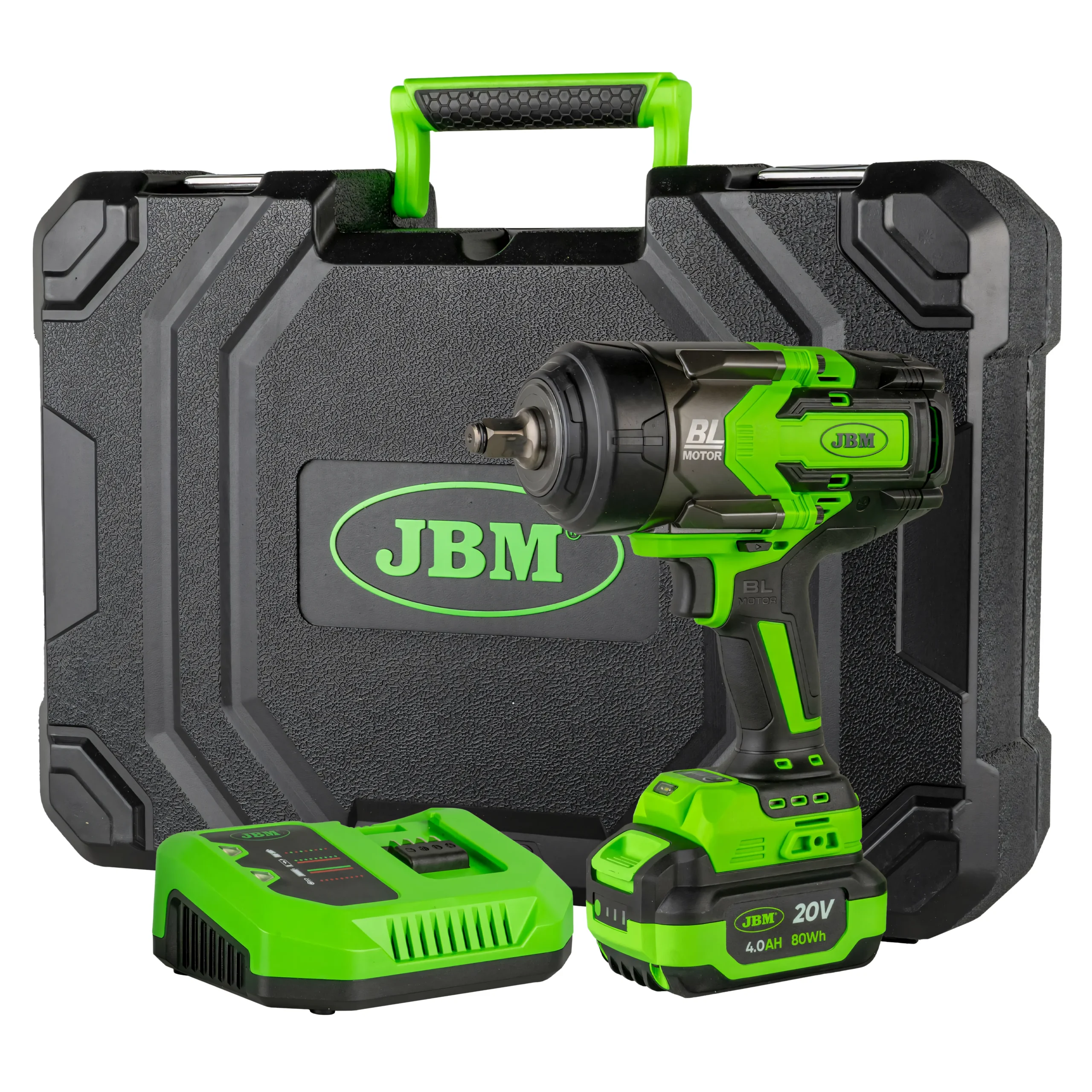 Pistola de impacto brushless a batería 1/2" 1300nm con maletín JBM 60044C - Imagen 6