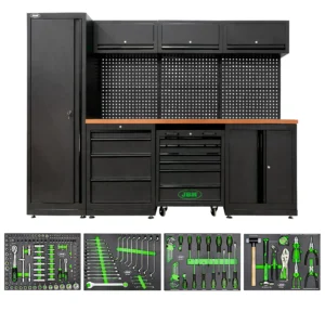 Conjunto de muebles modulares (18 pcs) - negro JBM SERIE446K