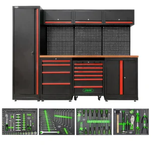 Conjunto de muebles modulares (18 pcs) - rojo JBM SERIE446R