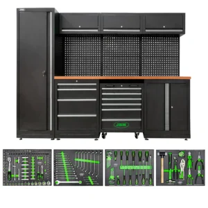 Conjunto de muebles modulares (18 pcs) - plata JBM SERIE446S