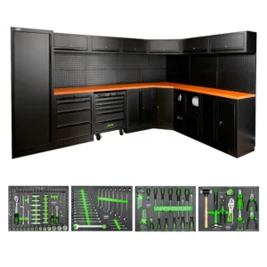 Conjunto de muebles modulares (43pcs) - negro JBM SERIE565K