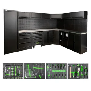 Conjunto de muebles modulares (43pcs) - negro JBM SERIE587K