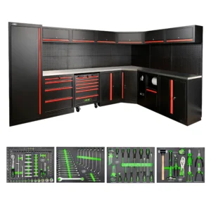 Conjunto de muebles modulares (43pcs) - rojo JBM SERIE587R