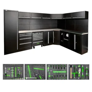 Conjunto de muebles modulares (43pcs) - plata JBM SERIE587S