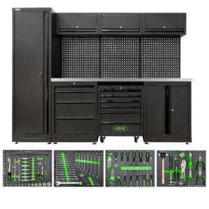 Conjunto de muebles modulares (18 pcs) - negro JBM SERIE588K