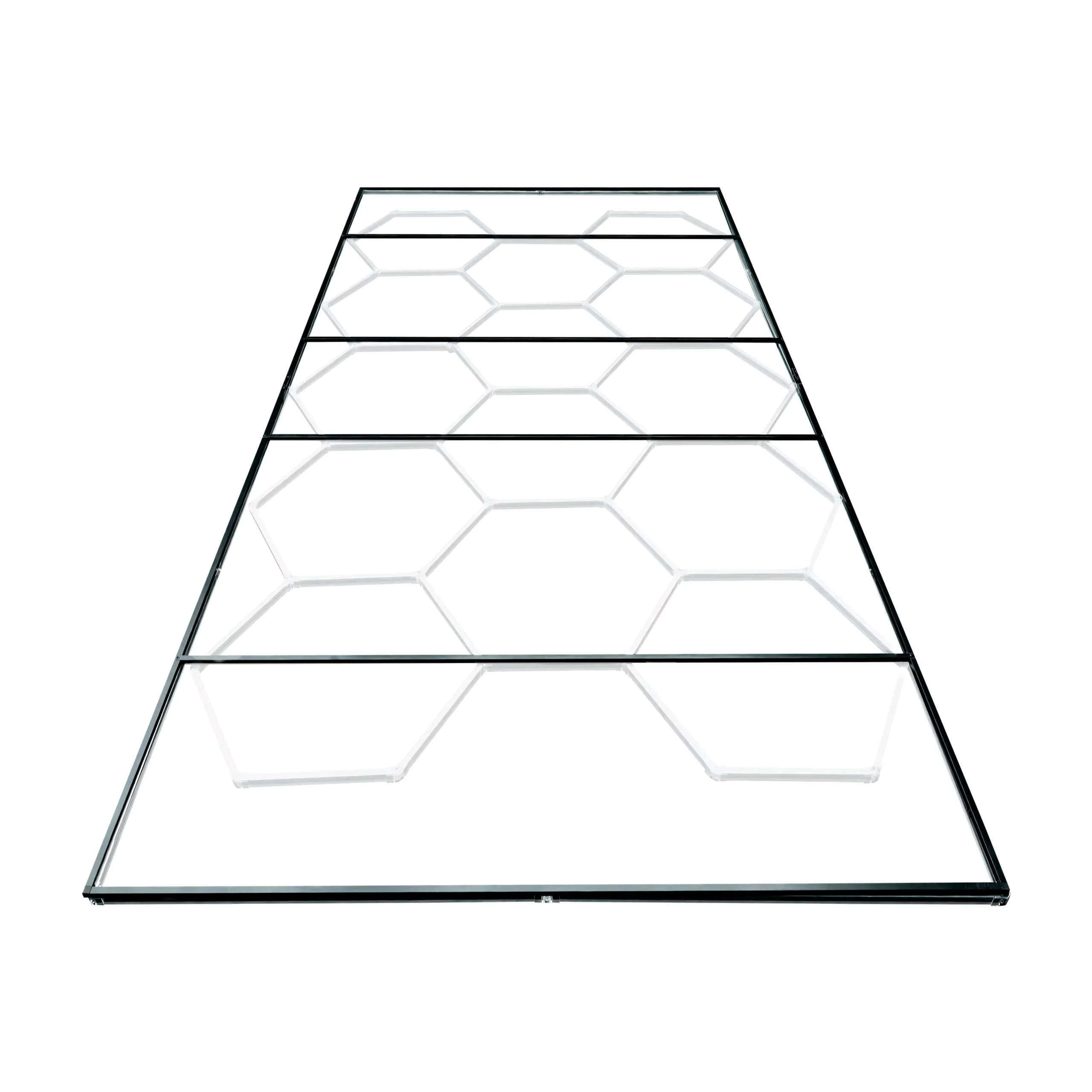 Set de luces LED hexagonales para techo con kit de soporte metálico JBM SERIE618